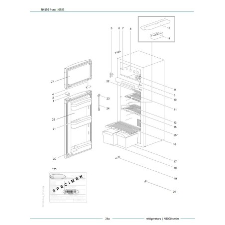 Thetford Deurbakje Midden N41**