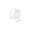 Thetford C220 toiletbril en deksel wit