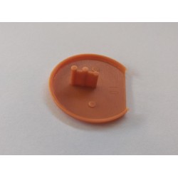Afdekkapje meubelverbinder interieur oranjebruin