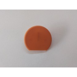 Afdekkapje meubelverbinder interieur oranjebruin