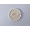 Afdekkapje meubelverbinder interieur rond wit