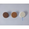 Afdekkapje meubelverbinder interieur rond wit