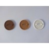 Afdekkapje meubelverbinder interieur rond wit