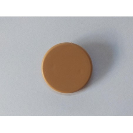 Afdekkapje meubelverbinder interieur rond lichtbruin