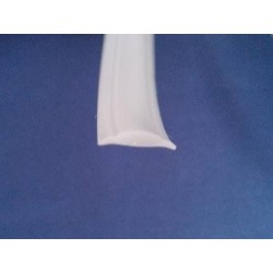 PVC schroefafdekprofiel lichtgrijs