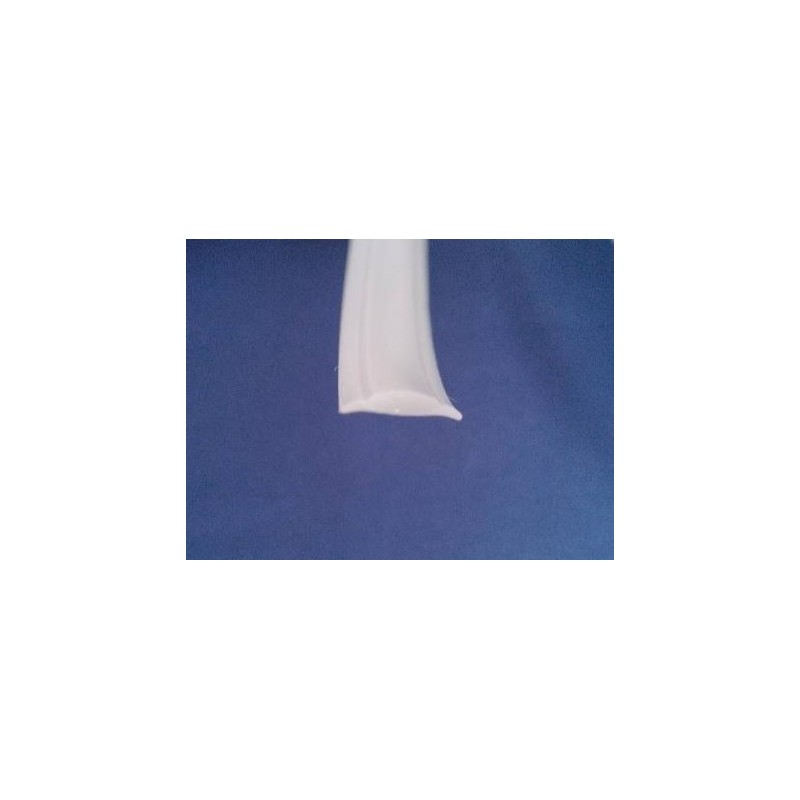 PVC schroefafdekprofiel lichtgrijs