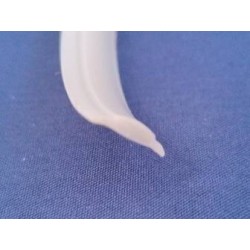 PVC schroefafdekprofiel lichtgrijs