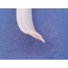 PVC schroefafdekprofiel lichtgrijs