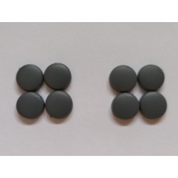 Schroefafdekkapje donkergrijs RAL 7011