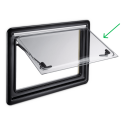 Dometic S4/S5 'glas' voor openslaand raam 90 x 60 cm.