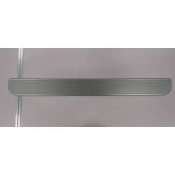 Paneel voor garagedeur links grijs