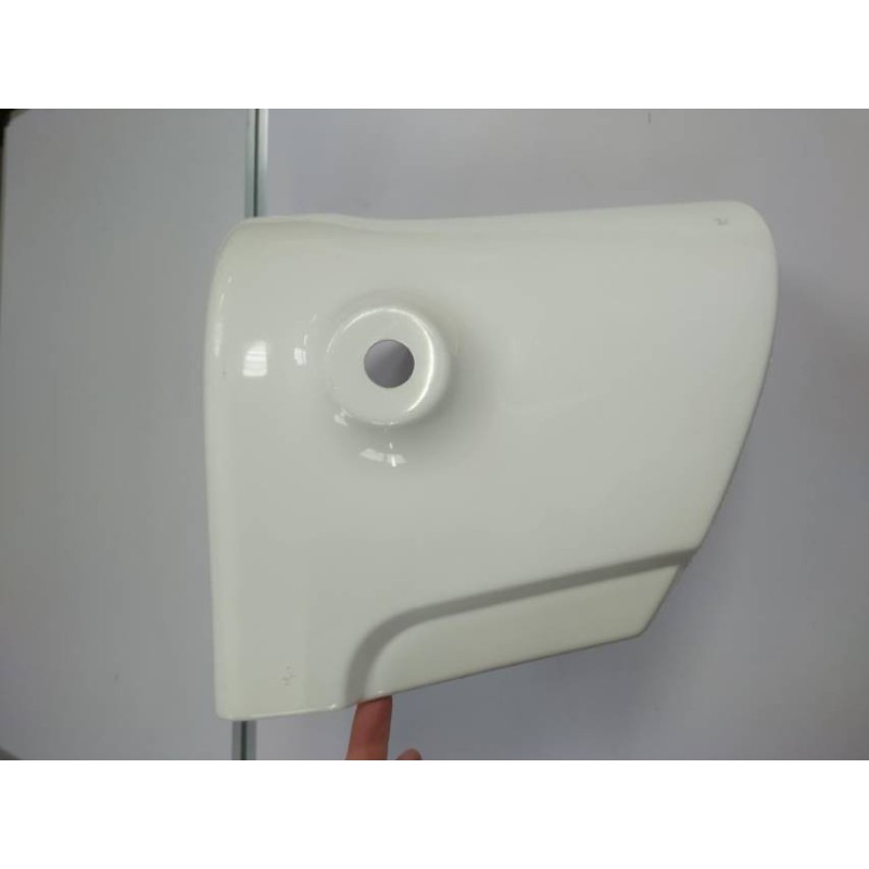 Hoekstuk links achter wit