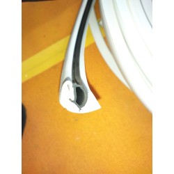 Wit met zwart afdichtingsrubber gewapend