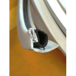 Wit met zwart afdichtingsrubber gewapend