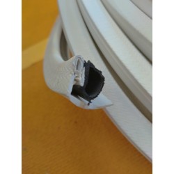 Wit met zwart afdichtingsrubber gewapend