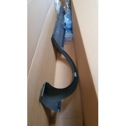 Zijskirt met geïntegreerde wielkap rechts