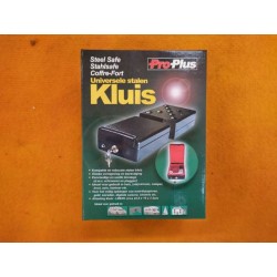 ProPlus stalen kluis met slede 22,5 x 16 x 7,5 cm