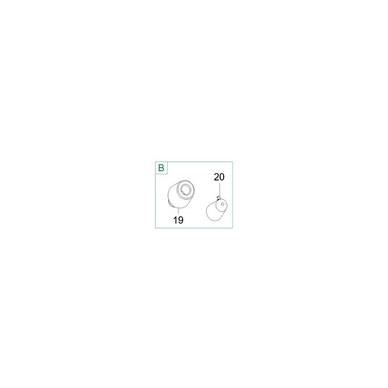 Ruitensproeier onderdeel 2 van 2 voor integraal camper