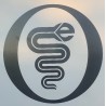 Sticker met Elnagh logo donkergrijs