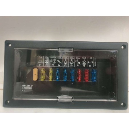 Nordelettronica NE355 distributiebox met 12V zekeringen