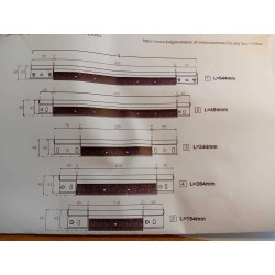 Scharnier garagedeur lang